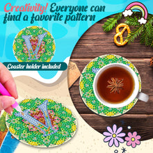 Load image into Gallery viewer, 2PCS Diamond Painting Art Coaster Kit Special Shape Diamond Painting DIY Coaster