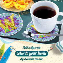 Load image into Gallery viewer, 2PCS Diamond Painting Art Coaster Kit Special Shape Diamond Painting DIY Coaster