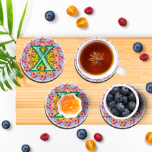 Load image into Gallery viewer, 2PCS Diamond Painting Art Coaster Kit Special Shape Diamond Painting DIY Coaster