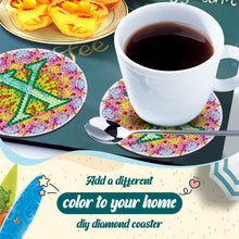 Load image into Gallery viewer, 2PCS Diamond Painting Art Coaster Kit Special Shape Diamond Painting DIY Coaster