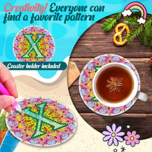 Load image into Gallery viewer, 2PCS Diamond Painting Art Coaster Kit Special Shape Diamond Painting DIY Coaster