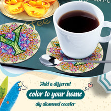 Load image into Gallery viewer, 2PCS Diamond Painting Art Coaster Kit Special Shape Diamond Painting DIY Coaster