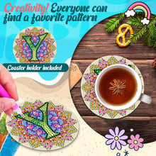 Load image into Gallery viewer, 2PCS Diamond Painting Art Coaster Kit Special Shape Diamond Painting DIY Coaster