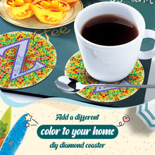 Load image into Gallery viewer, 2PCS Diamond Painting Art Coaster Kit Special Shape Diamond Painting DIY Coaster