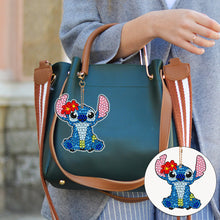 Load image into Gallery viewer, 6PCS Full Drill Keyring Special Shape Double Sided Diamond Art Keychains Pendant