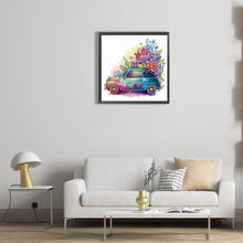 Load image into Gallery viewer, Diamond Painting - Partial Special Shaped - flowers and cars (30*30CM)