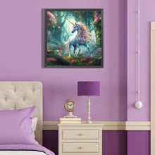 Load image into Gallery viewer, Diamond Painting - Full Round - forest unicorn (40*40CM)