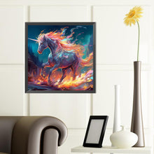 Load image into Gallery viewer, Diamond Painting - Full Round - forest unicorn (40*40CM)
