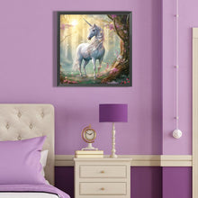 Load image into Gallery viewer, Diamond Painting - Full Round - forest unicorn (40*40CM)