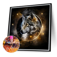 Load image into Gallery viewer, Diamond Painting - Full Round - Dark Night Wolf (40*40CM)