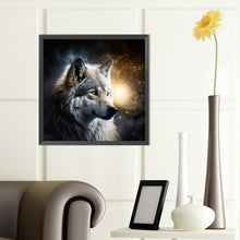 Load image into Gallery viewer, Diamond Painting - Full Round - Dark Night Wolf (40*40CM)