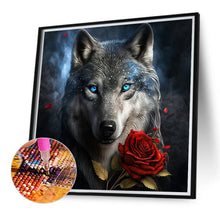 Load image into Gallery viewer, Diamond Painting - Full Round - Dark Night Wolf (40*40CM)