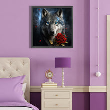 Load image into Gallery viewer, Diamond Painting - Full Round - Dark Night Wolf (40*40CM)