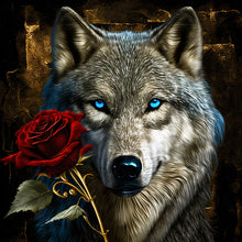 Load image into Gallery viewer, Diamond Painting - Full Round - Dark Night Wolf (40*40CM)