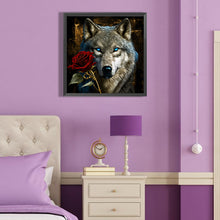 Load image into Gallery viewer, Diamond Painting - Full Round - Dark Night Wolf (40*40CM)