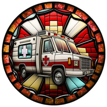 Load image into Gallery viewer, Diamond Painting - Full Round - round ambulance (40*40CM)