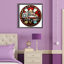 Load image into Gallery viewer, Diamond Painting - Full Round - round ambulance (40*40CM)