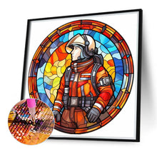 Load image into Gallery viewer, Diamond Painting - Full Round - medallion firefighter (40*40CM)