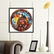 Load image into Gallery viewer, Diamond Painting - Full Round - medallion firefighter (40*40CM)