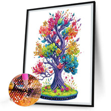 Load image into Gallery viewer, Diamond Painting - Partial Special Shaped - Tree of Life¡¤Colorful Tree (30*40CM)