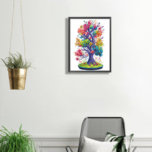 Load image into Gallery viewer, Diamond Painting - Partial Special Shaped - Tree of Life¡¤Colorful Tree (30*40CM)