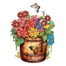 Load image into Gallery viewer, Diamond Painting - Partial Special Shaped - barrel with flowers (30*40CM)