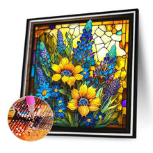 Load image into Gallery viewer, Diamond Painting - Full Round - Sunflower Glass Art (40*40CM)