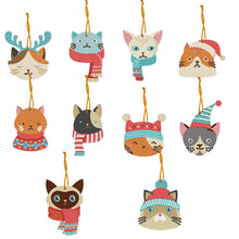 Load image into Gallery viewer, 10PCS DIY Diamond Art Ornaments Xmas Element Special Shape Winter Cotton Dress