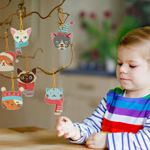 Load image into Gallery viewer, 10PCS DIY Diamond Art Ornaments Xmas Element Special Shape Winter Cotton Dress