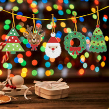 Load image into Gallery viewer, 10PCS DIY Diamond Art Ornaments Xmas Element Special Shape Winter Cotton Dress