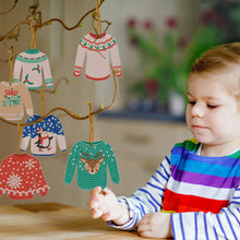 Load image into Gallery viewer, 10PCS DIY Diamond Art Ornaments Xmas Element Special Shape Winter Cotton Dress