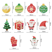 Load image into Gallery viewer, 10PCS DIY Diamond Art Ornaments Xmas Element Special Shape Winter Cotton Dress
