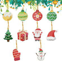 Load image into Gallery viewer, 10PCS DIY Diamond Art Ornaments Xmas Element Special Shape Winter Cotton Dress
