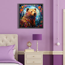 Load image into Gallery viewer, Diamond Painting - Full Round - Brown Bear Glass Art (40*40CM)