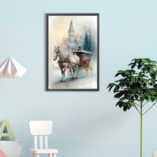 Load image into Gallery viewer, Diamond Painting - Full Round - Igloo and carriage (40*60CM)
