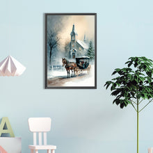 Load image into Gallery viewer, Diamond Painting - Full Round - Igloo and carriage (40*60CM)