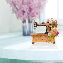 Load image into Gallery viewer, 5D DIY Crystal Painting Desktop Kit Sewing Machine for Home Office Desktop Decor