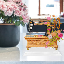 Load image into Gallery viewer, 5D DIY Crystal Painting Desktop Kit Sewing Machine for Home Office Desktop Decor