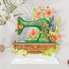 Load image into Gallery viewer, 5D DIY Crystal Painting Desktop Kit Sewing Machine for Home Office Desktop Decor