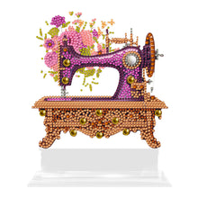 Load image into Gallery viewer, 5D DIY Crystal Painting Desktop Kit Sewing Machine for Home Office Desktop Decor