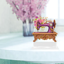 Load image into Gallery viewer, 5D DIY Crystal Painting Desktop Kit Sewing Machine for Home Office Desktop Decor