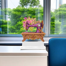 Load image into Gallery viewer, 5D DIY Crystal Painting Desktop Kit Sewing Machine for Home Office Desktop Decor