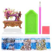 Load image into Gallery viewer, 5D DIY Crystal Painting Desktop Kit Sewing Machine for Home Office Desktop Decor