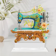 Load image into Gallery viewer, 5D DIY Crystal Painting Desktop Kit Sewing Machine for Home Office Desktop Decor