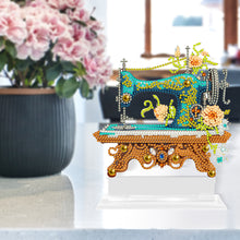 Load image into Gallery viewer, 5D DIY Crystal Painting Desktop Kit Sewing Machine for Home Office Desktop Decor