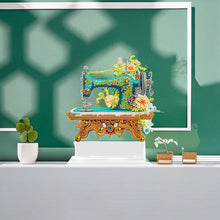 Load image into Gallery viewer, 5D DIY Crystal Painting Desktop Kit Sewing Machine for Home Office Desktop Decor