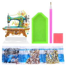 Load image into Gallery viewer, 5D DIY Crystal Painting Desktop Kit Sewing Machine for Home Office Desktop Decor
