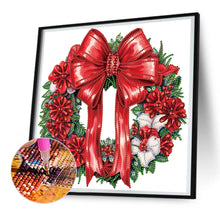 Load image into Gallery viewer, Diamond Painting - Partial Special Shaped - Christmas wreath (30*30CM)