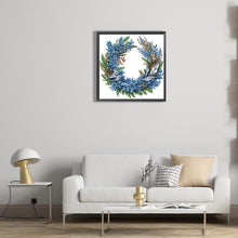 Load image into Gallery viewer, Diamond Painting - Partial Special Shaped - Christmas wreath (30*30CM)