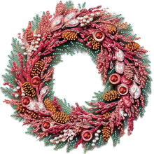 Load image into Gallery viewer, Diamond Painting - Partial Special Shaped - Christmas wreath (30*30CM)